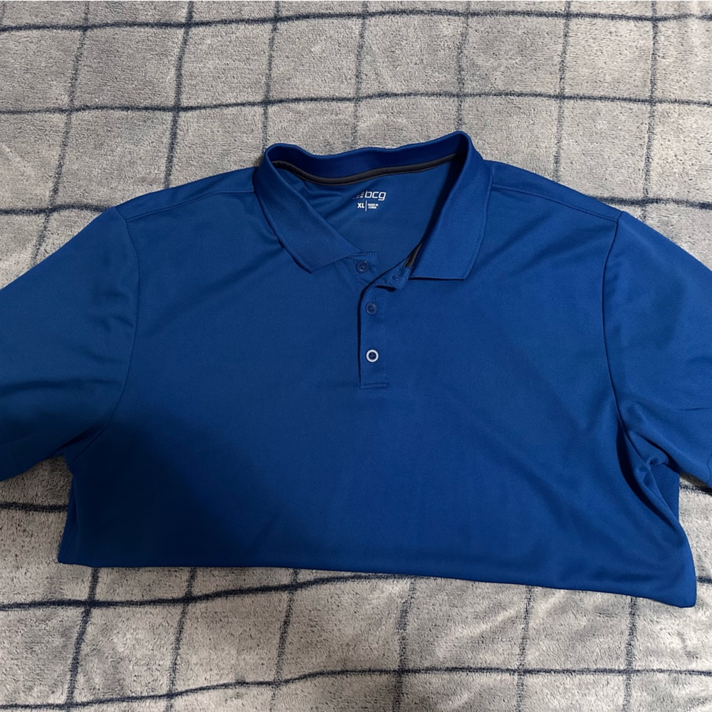 bcg Blue Performance Polo